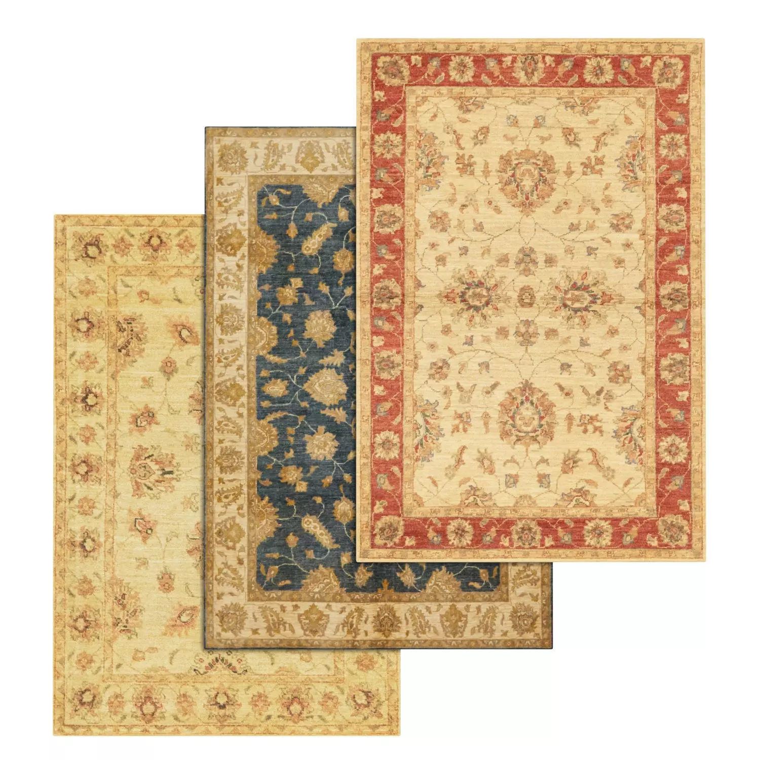 Rug Set 1918 3D model_0