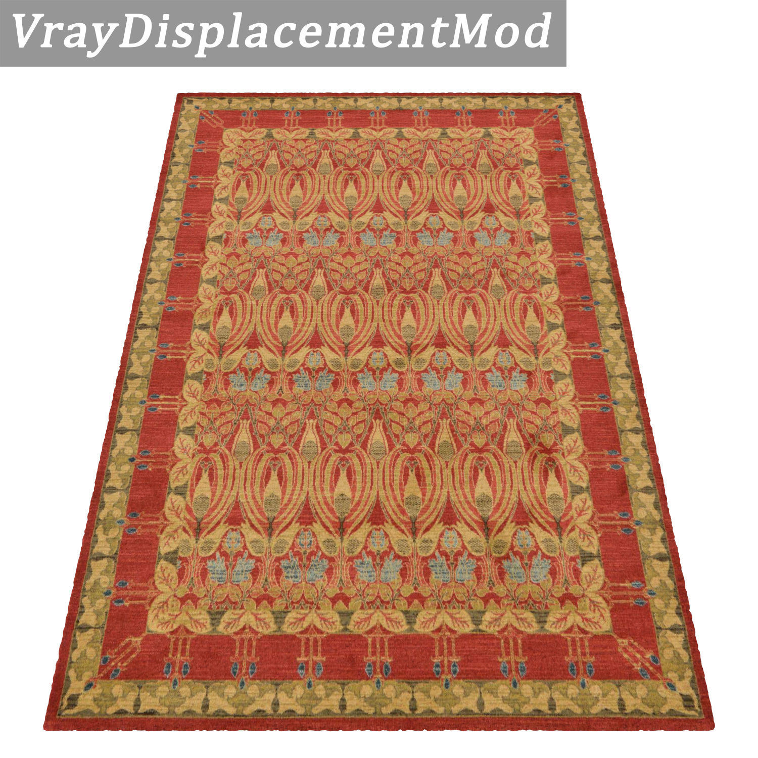 Rug Set 1921 3D model_3