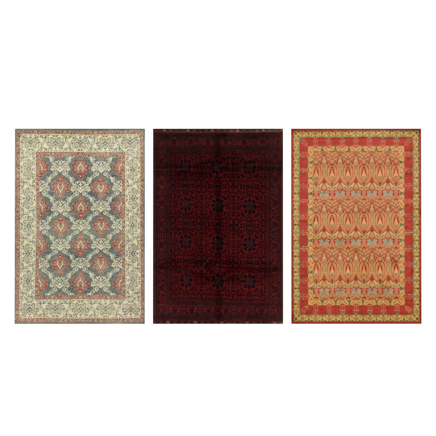 Rug Set 1921 3D model_6
