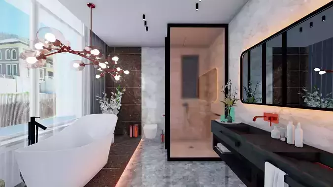 Master bathroom