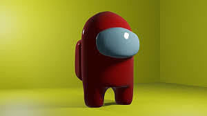 Among us red 3D model