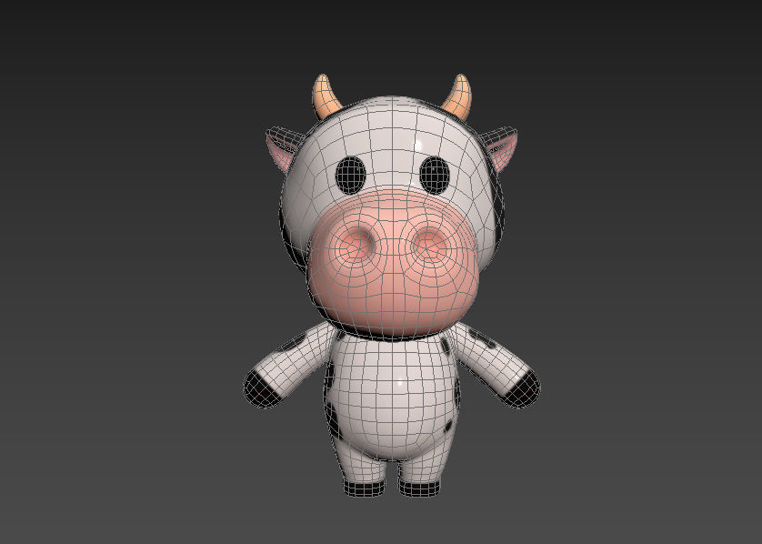 Character042 Cow 3D model_13