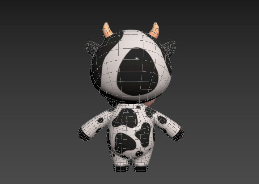 Character042 Cow 3D model_17