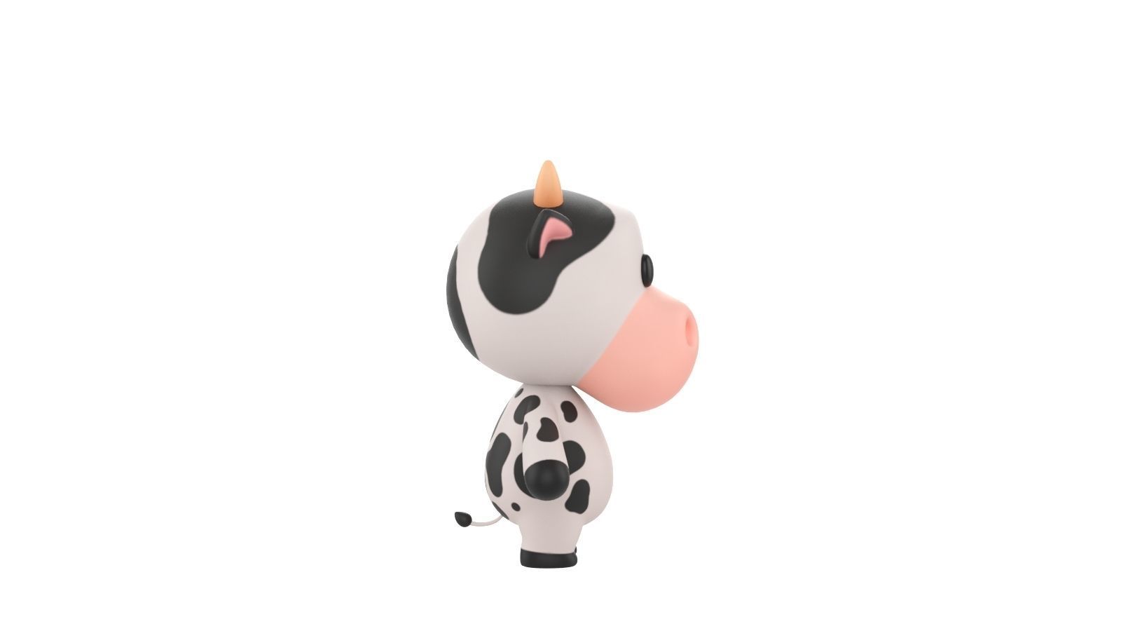Character042 Cow 3D model_3