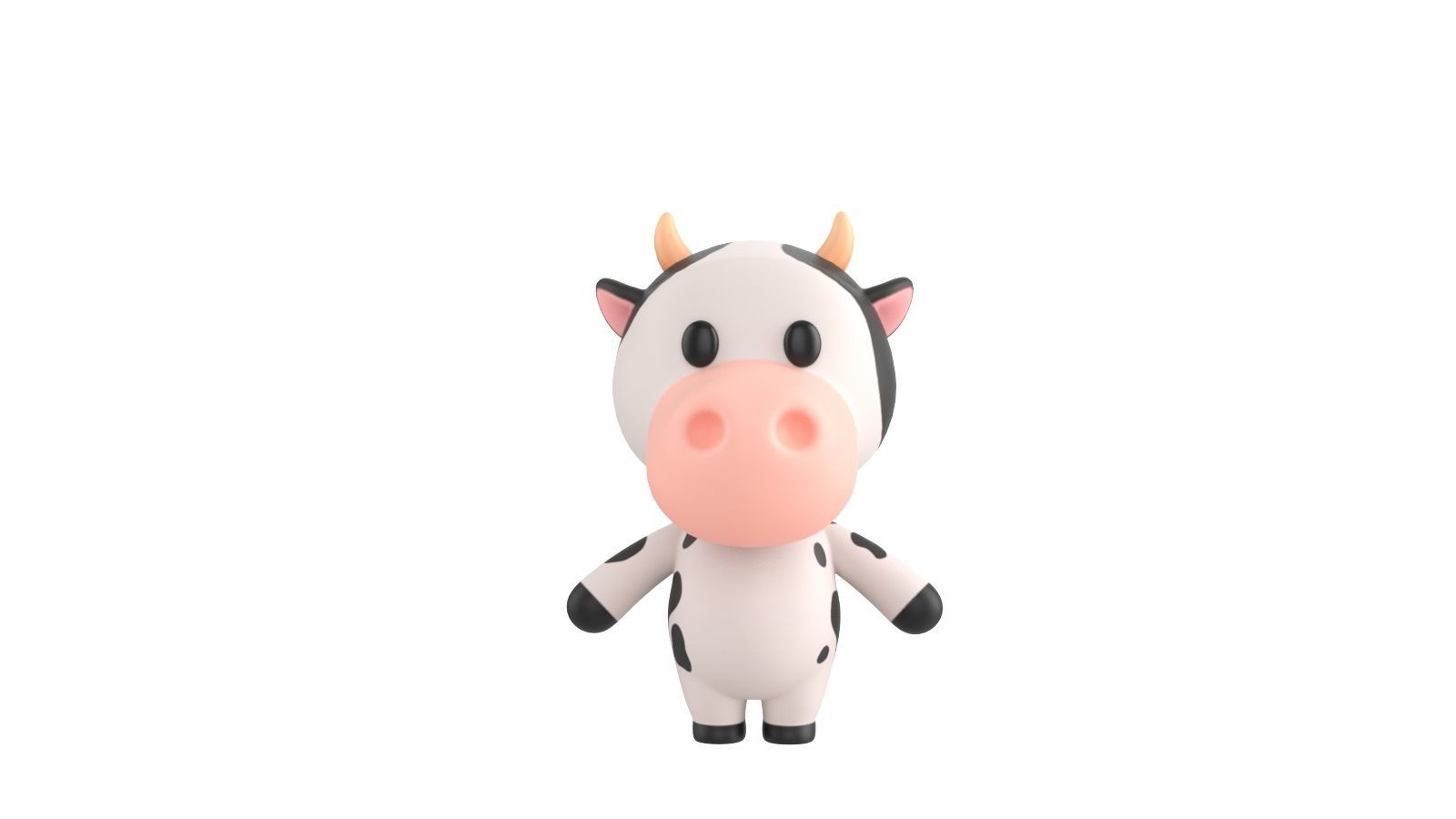 Character042 Cow 3D model_1