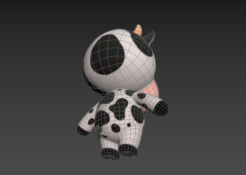 Character042 Cow 3D model_16