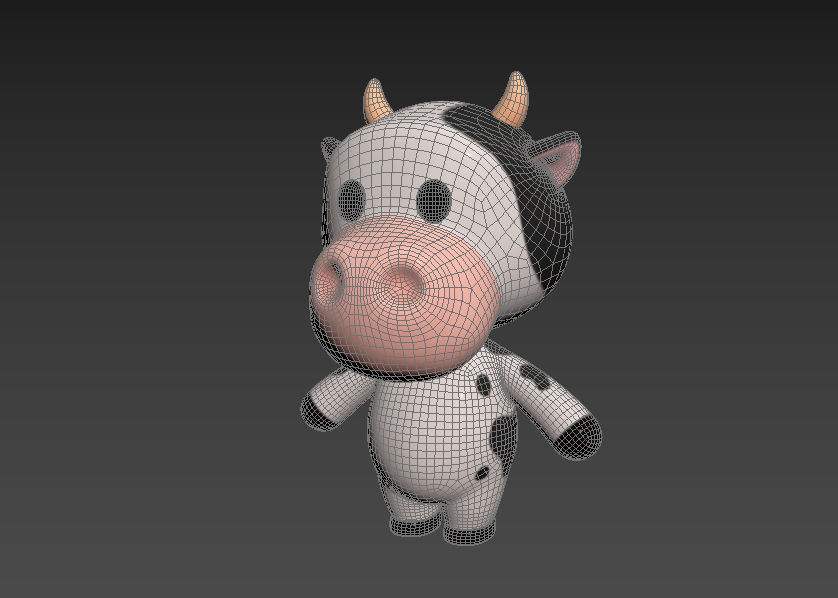 Character042 Cow 3D model_12