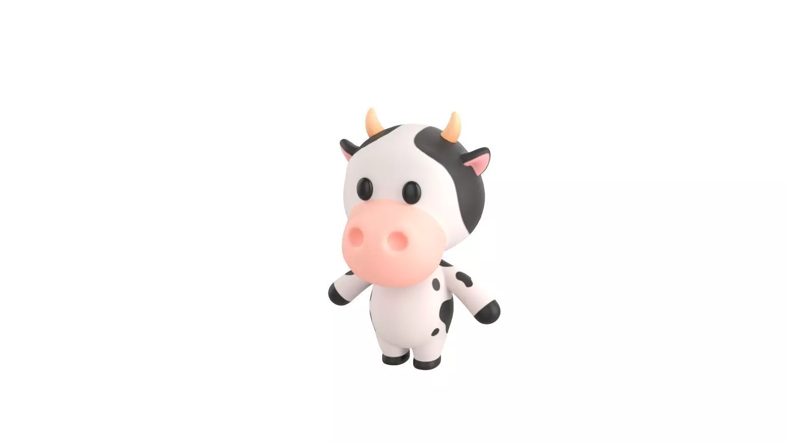 Character042 Cow 3D model_0