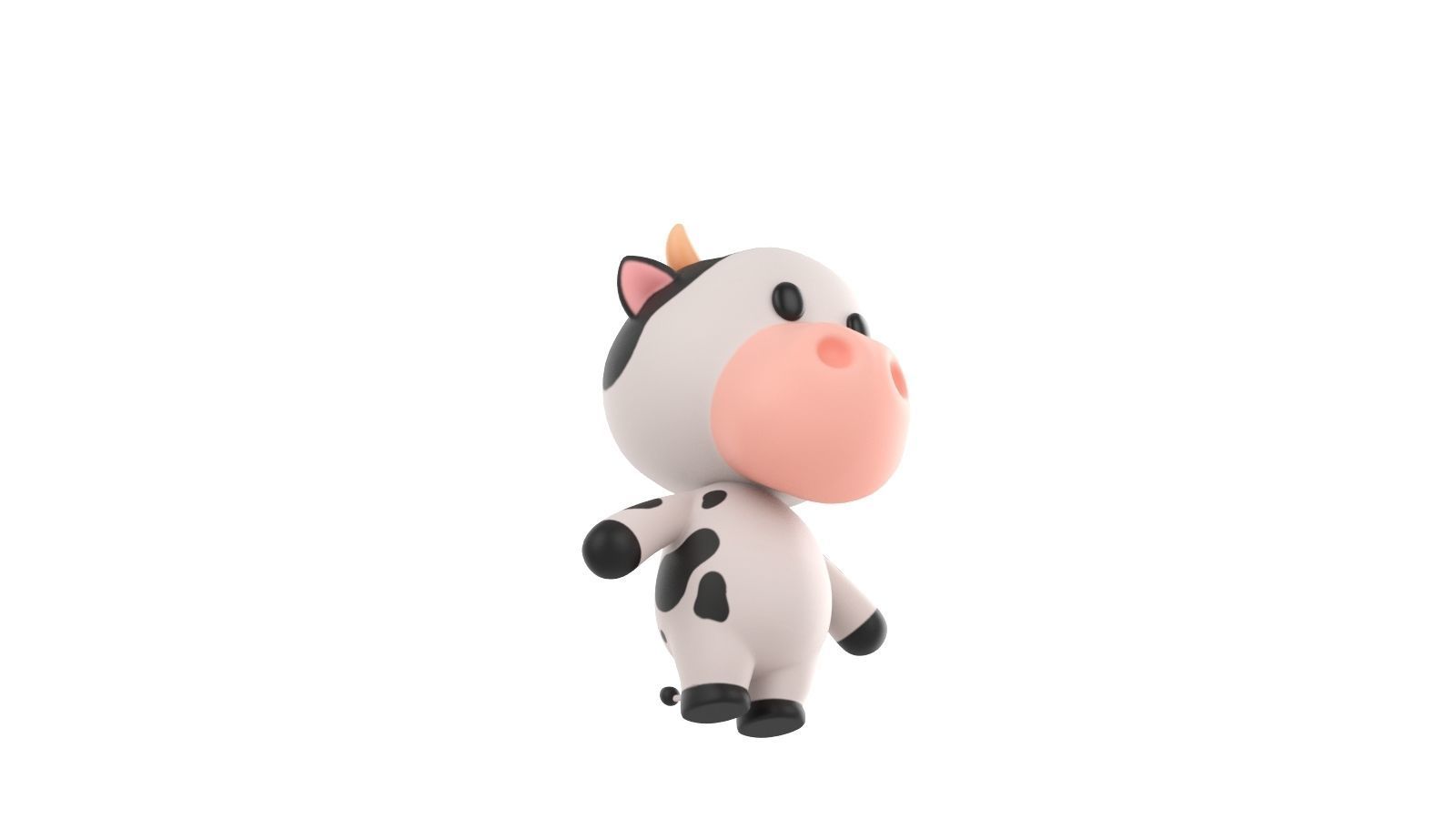 Character042 Cow 3D model_2