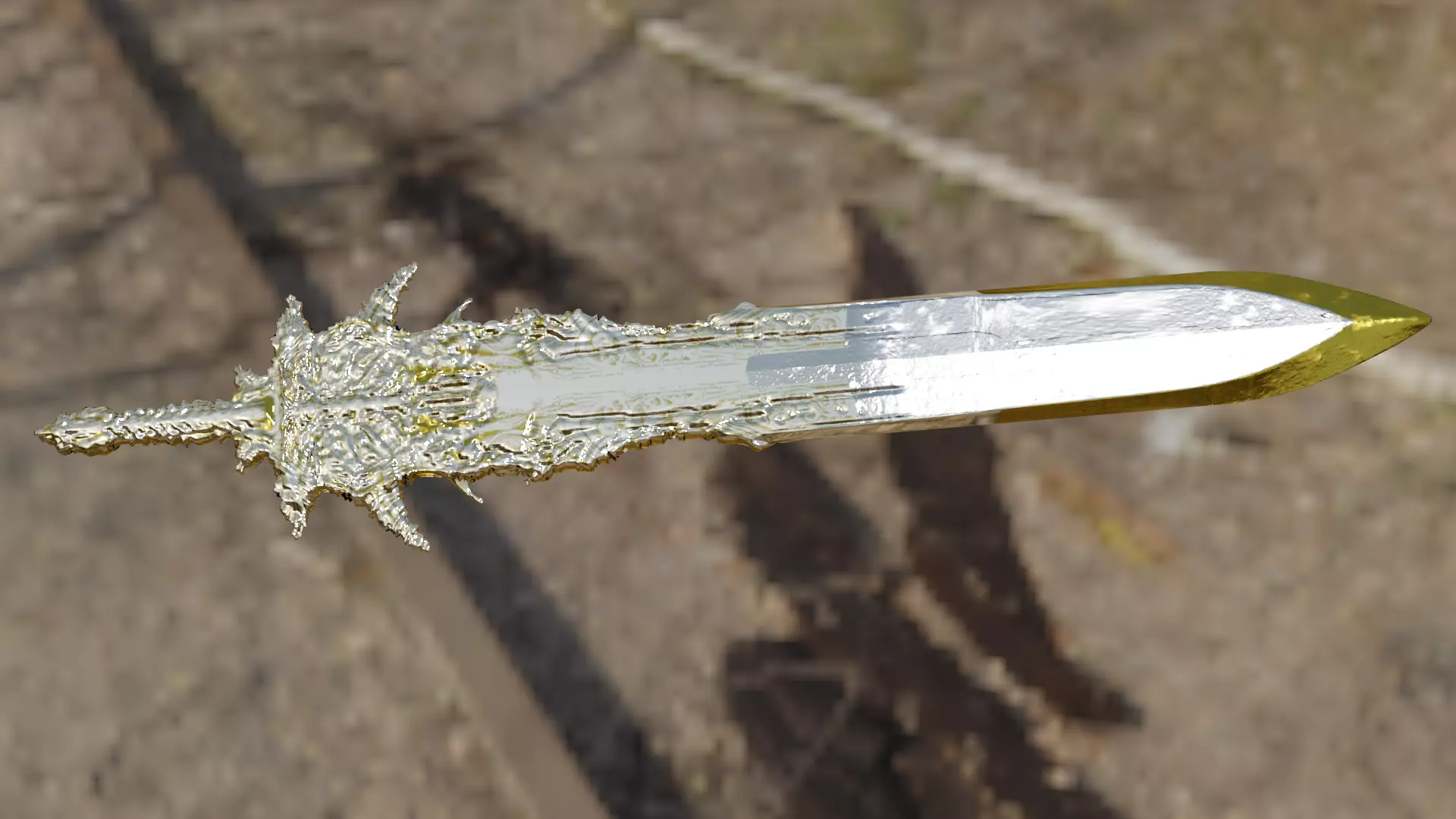 Blade of olimpus Free lowpoly Free low-poly 3D model