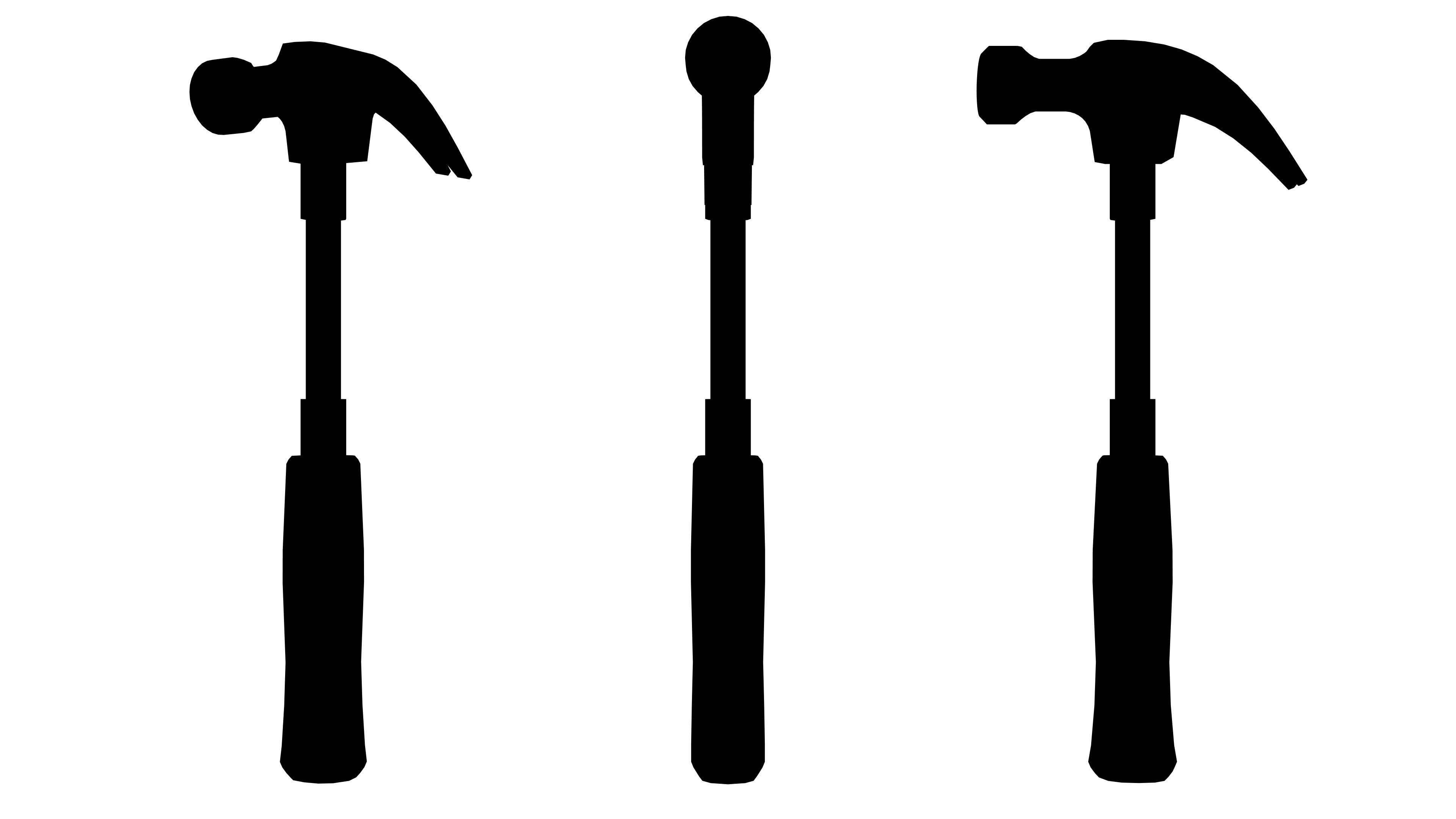 Hammer - Game-ready Low-poly 3D model_4