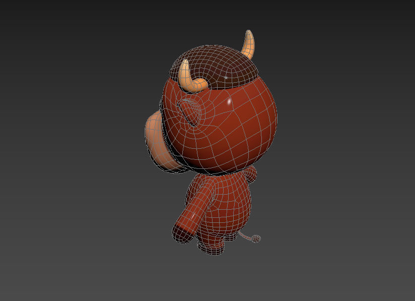 Character043 Bull 3D model_19