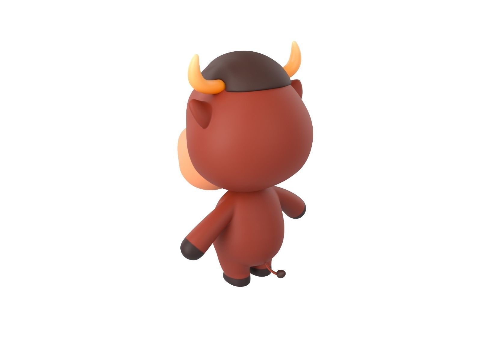 Character043 Bull 3D model_6