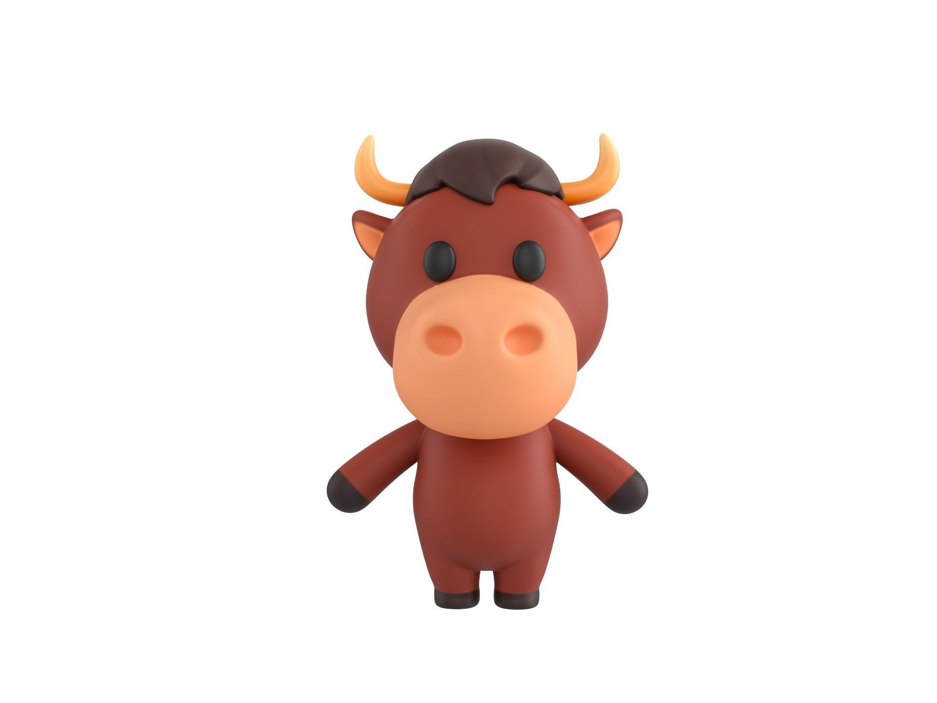 Character043 Bull 3D model_1