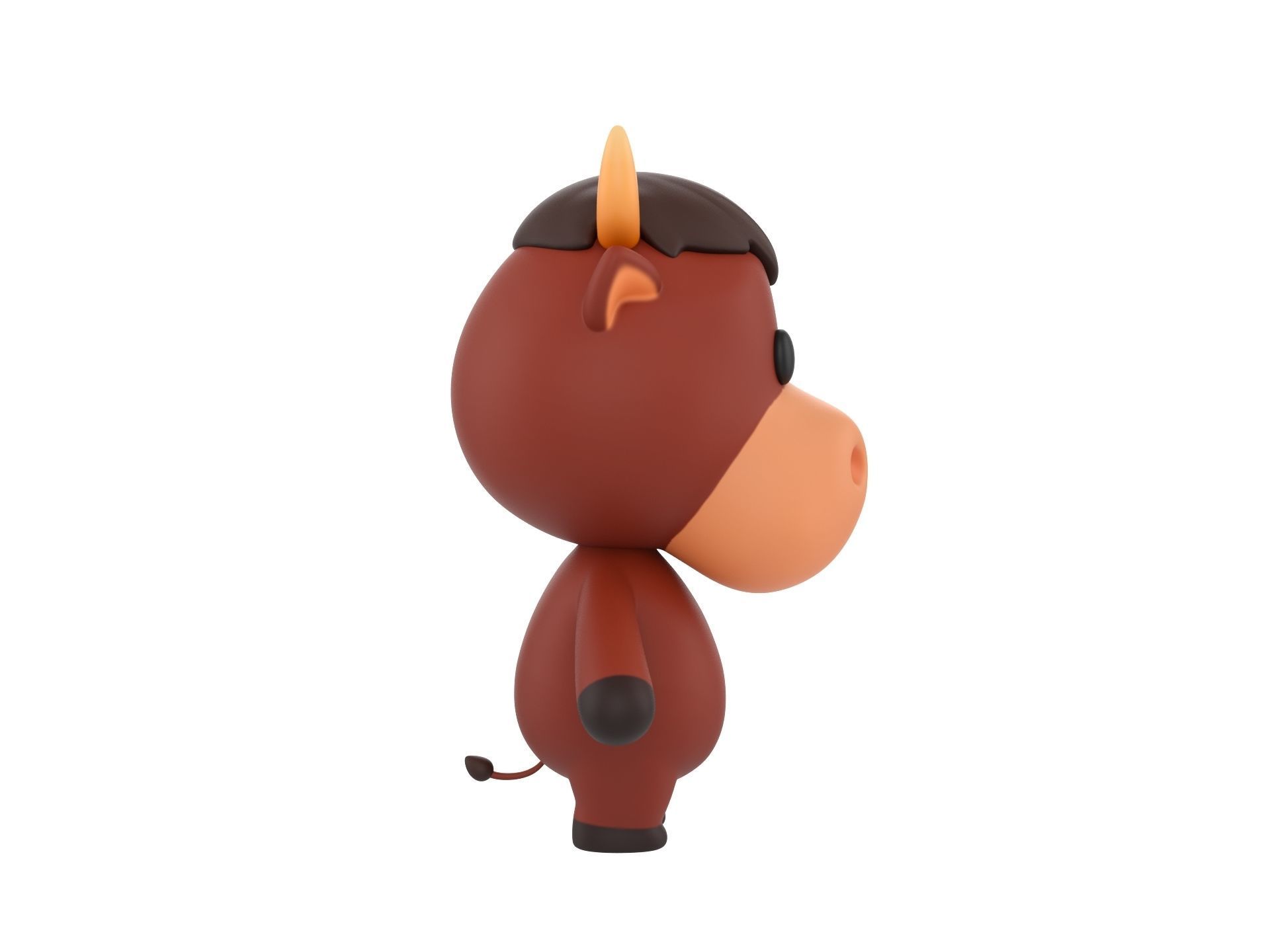 Character043 Bull 3D model_3