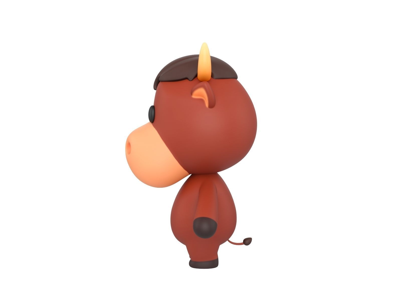 Character043 Bull 3D model_7