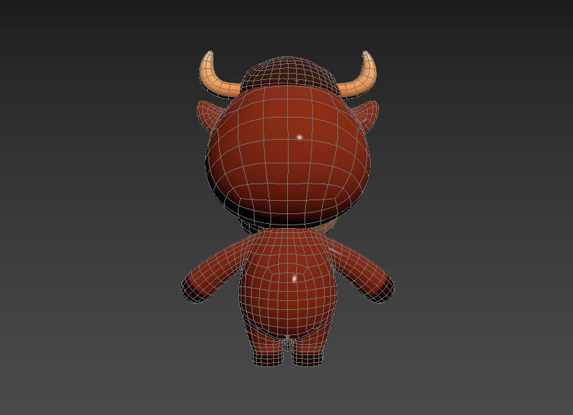 Character043 Bull 3D model_18