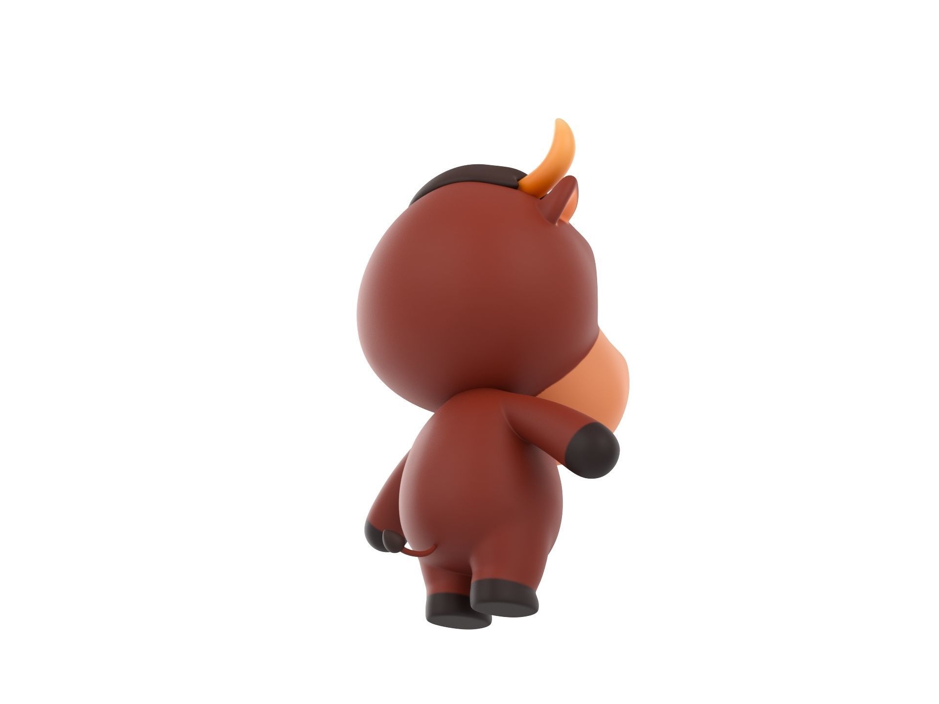 Character043 Bull 3D model_4