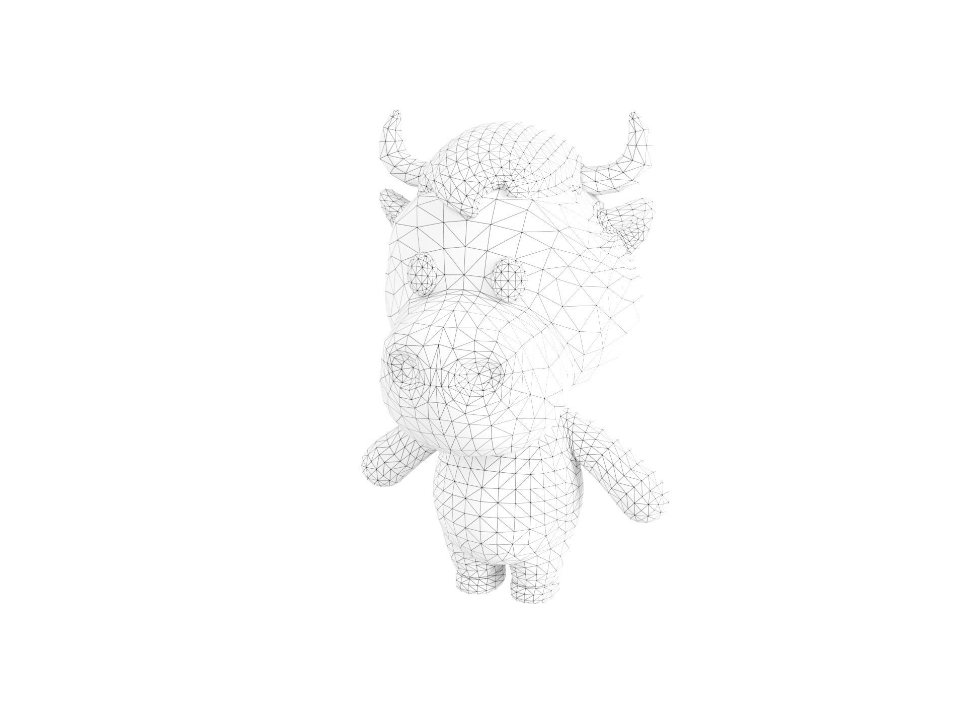 Character043 Bull 3D model_10