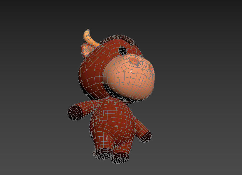 Character043 Bull 3D model_15