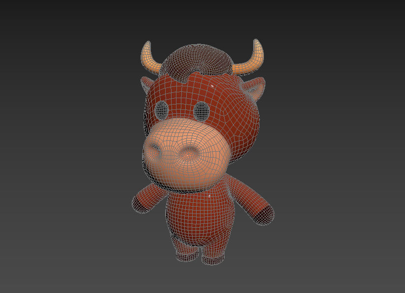 Character043 Bull 3D model_13
