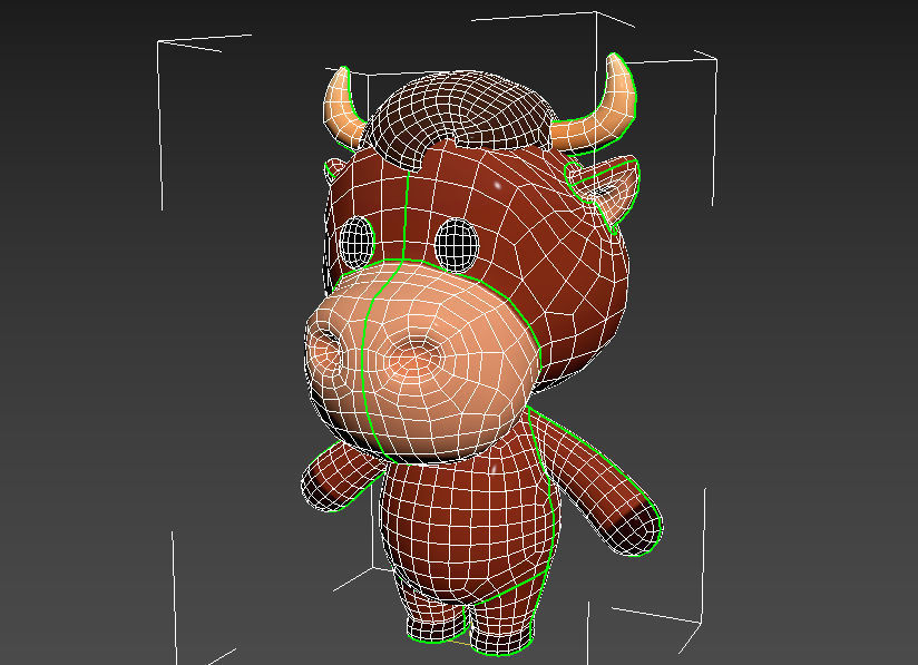 Character043 Bull 3D model_22