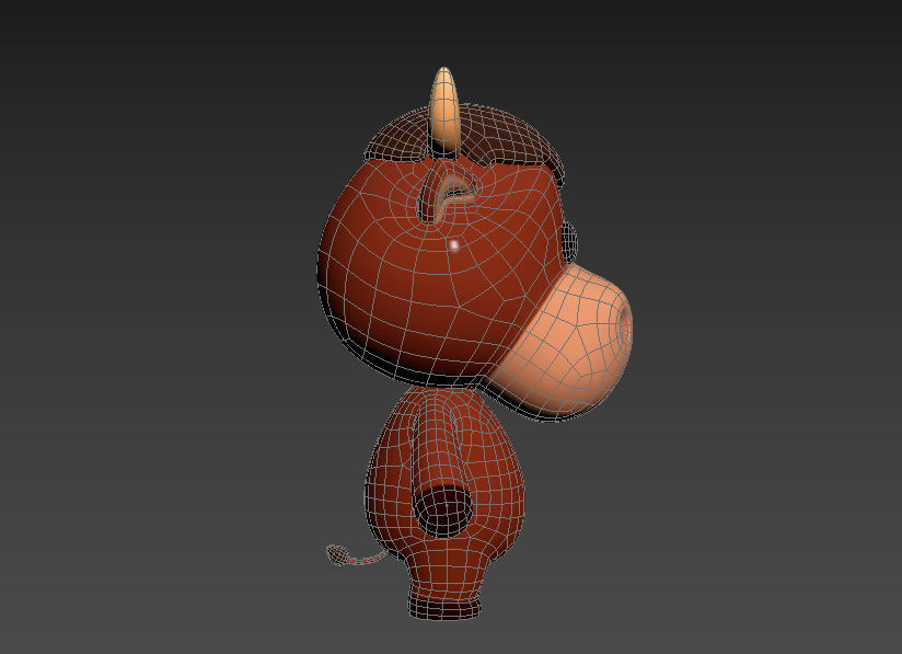 Character043 Bull 3D model_16