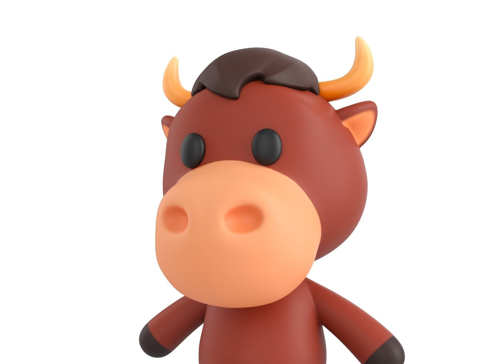 Character043 Bull 3D model_8