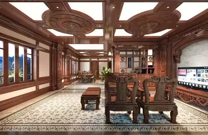 Classic House Interior 01