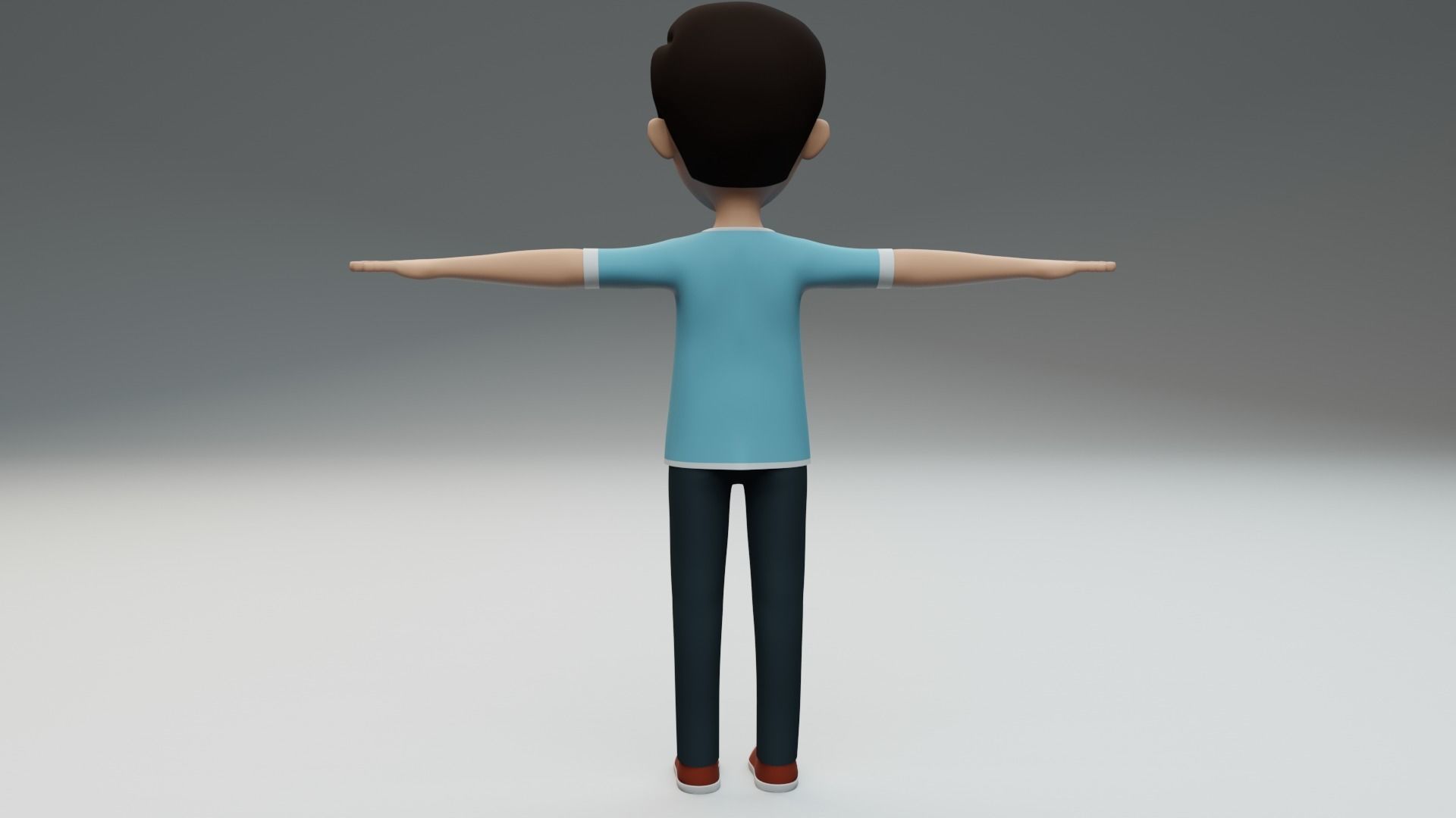 Boy Character Rigged 3D model 3D model_6