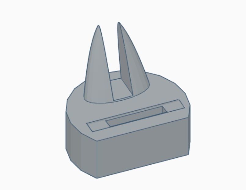 Mobile stand for desk with provision to charge  3D print model_2