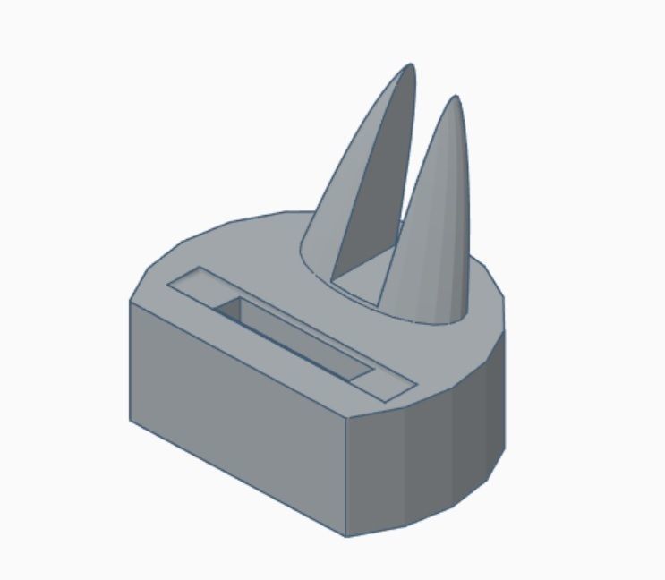 Mobile stand for desk with provision to charge  3D print model_3