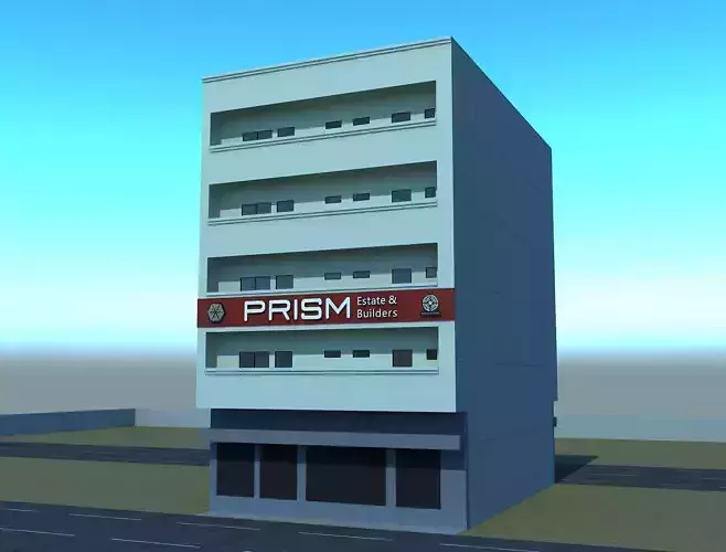 3d bullding building 3D model