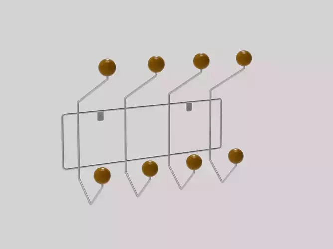 Wall mounted coat hanger porte-manteaux mural