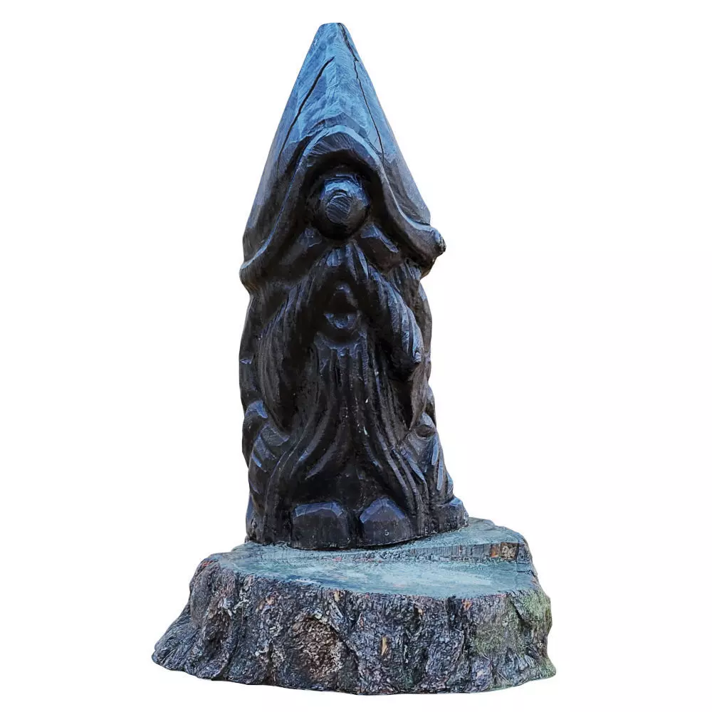 Wood Gnome Figurine 3D model_0