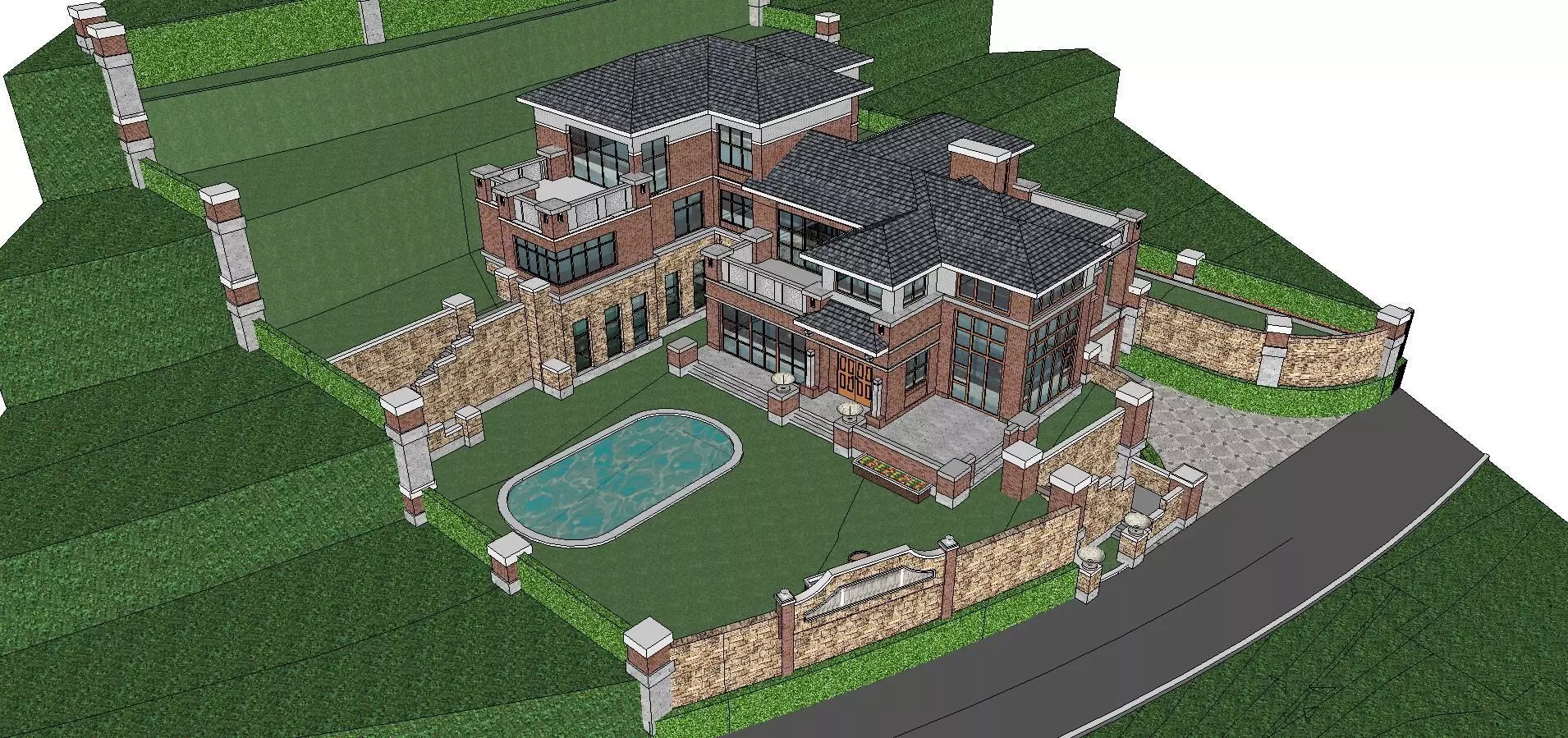 Regal-Luxury-Villa Area-05 3D model