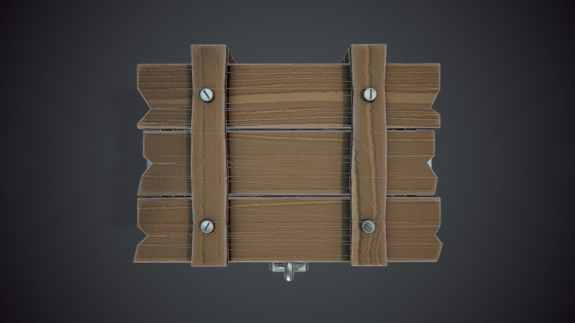 Stylized Crate - Tutorial Included Low-poly 3D model_4