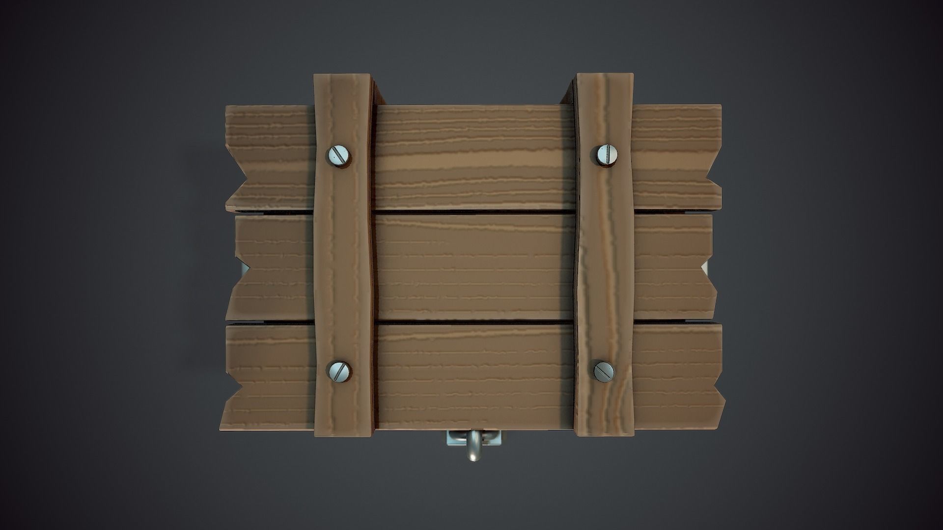 Stylized Crate - Tutorial Included Low-poly 3D model_3