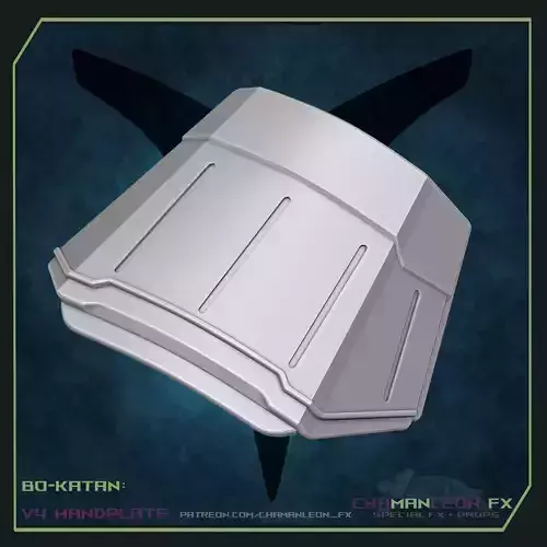 Bo Katan and Koska Reeves Cosplay Hand Plates The Mandalorian 3D print model