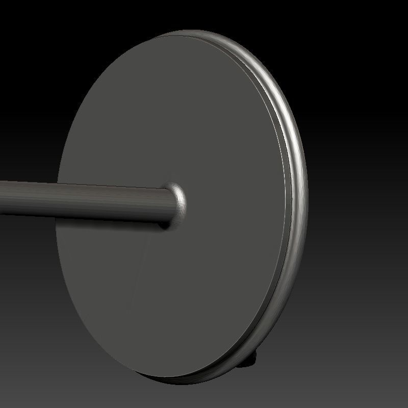 skull earrings studs 3D print model_3