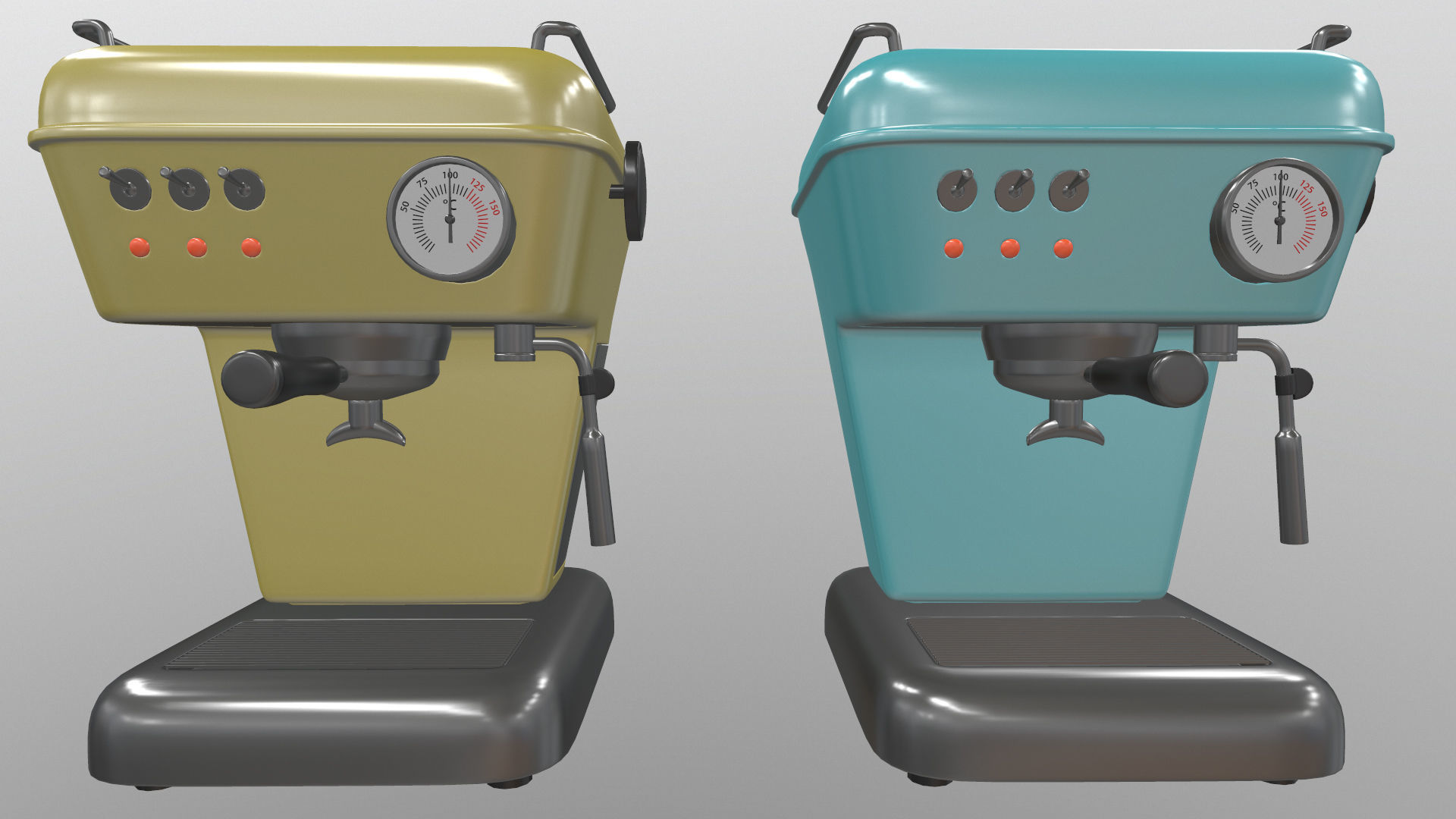 Coffee machine 3D model_11