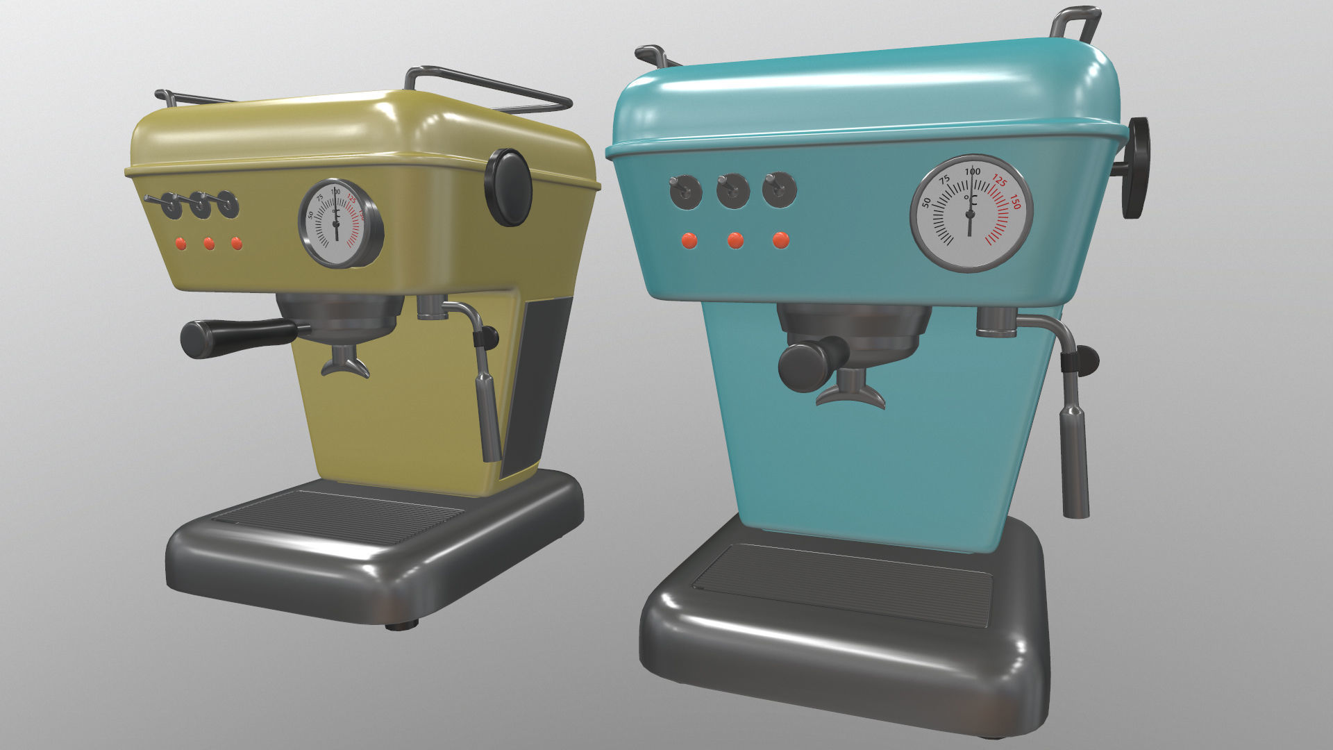 Coffee machine 3D model_12