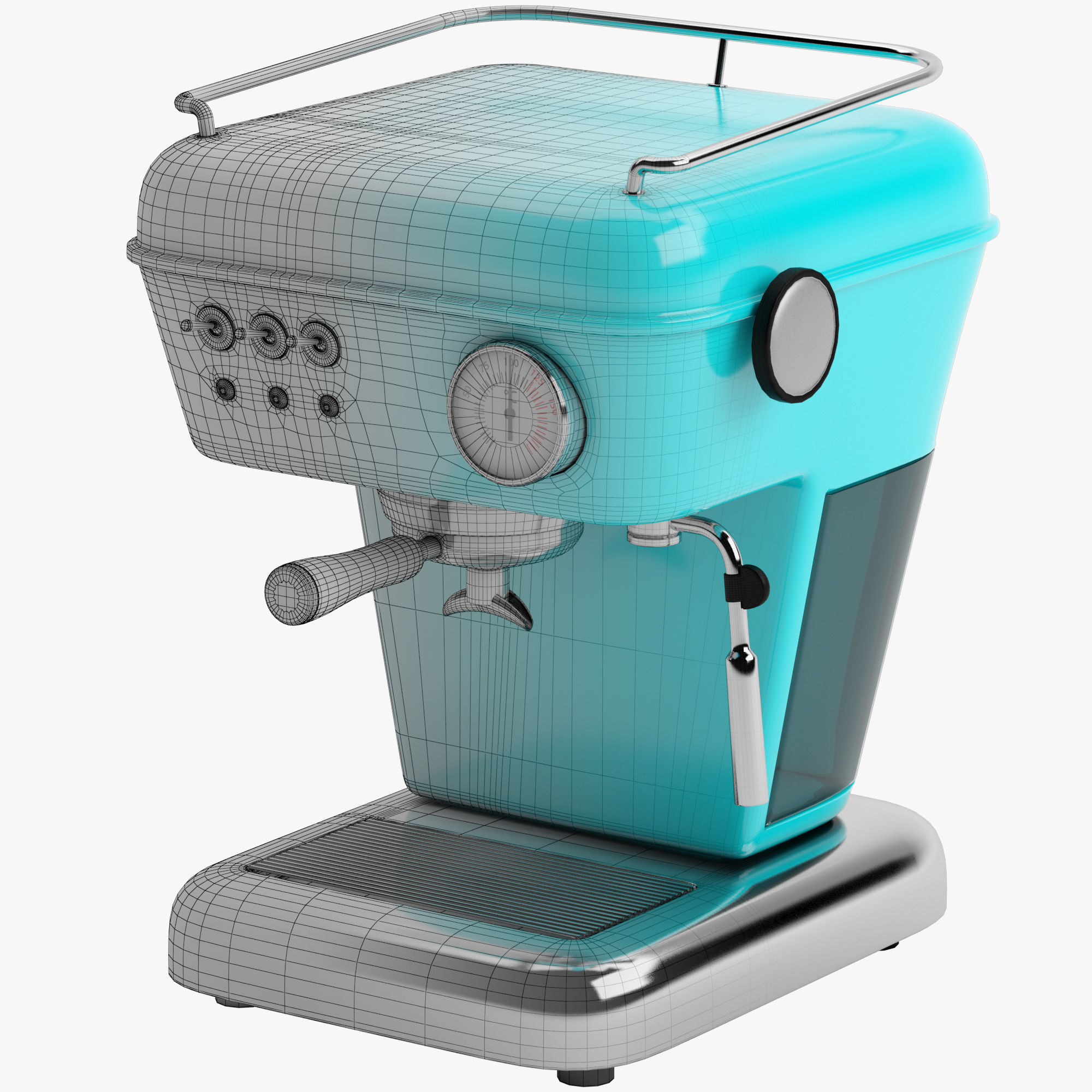 Coffee machine 3D model_16