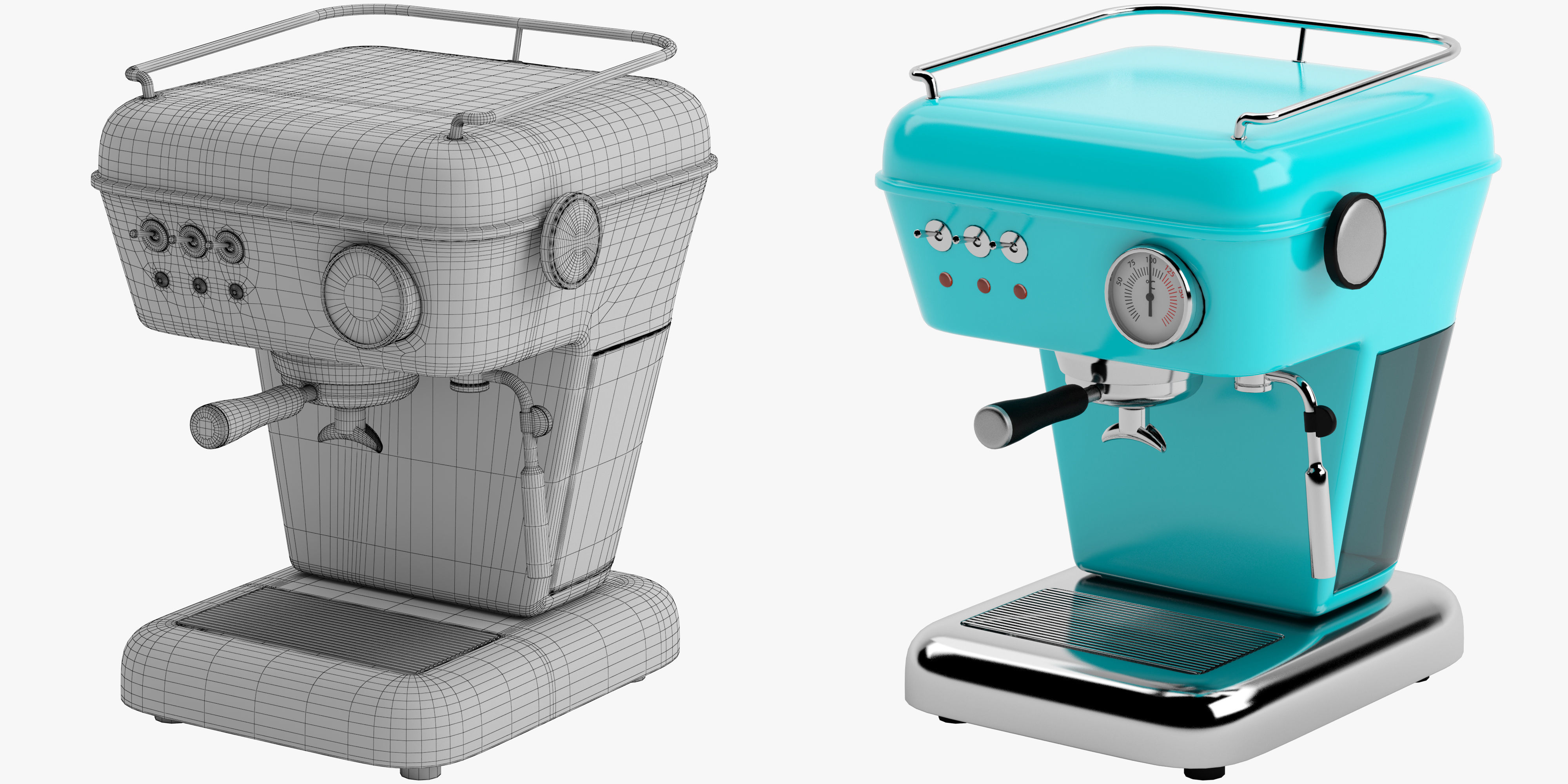 Coffee machine 3D model_20