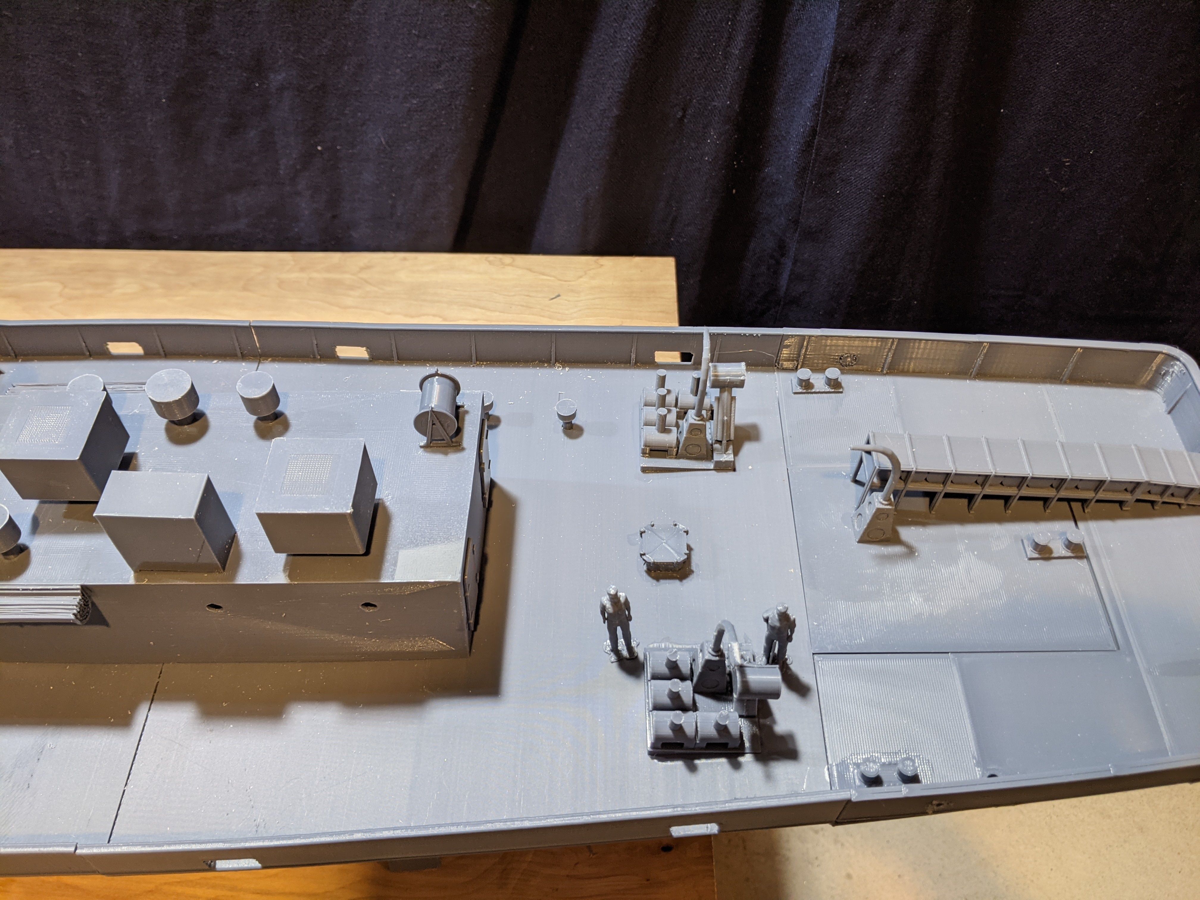 1 48 Castle Class Corvette RC Model Ship 3D print model_26