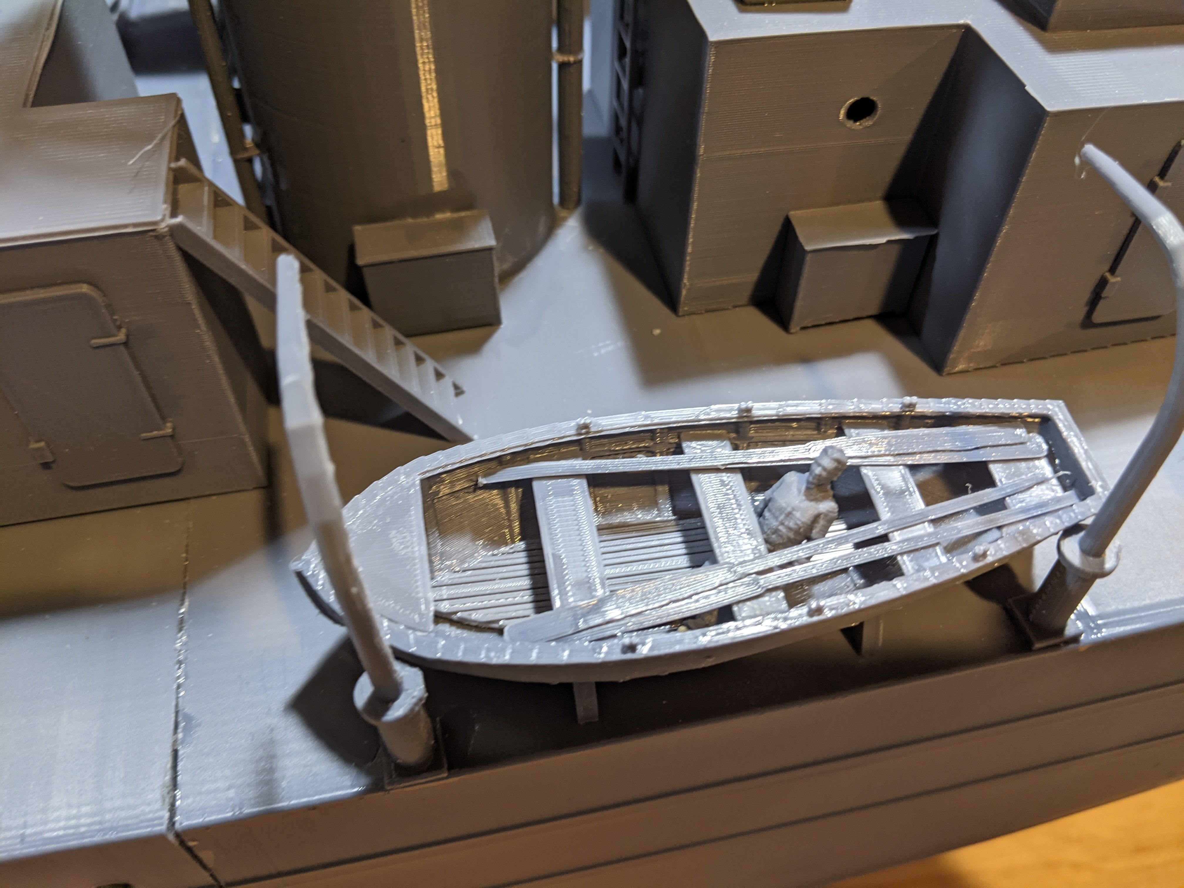 1 48 Castle Class Corvette RC Model Ship 3D print model_23