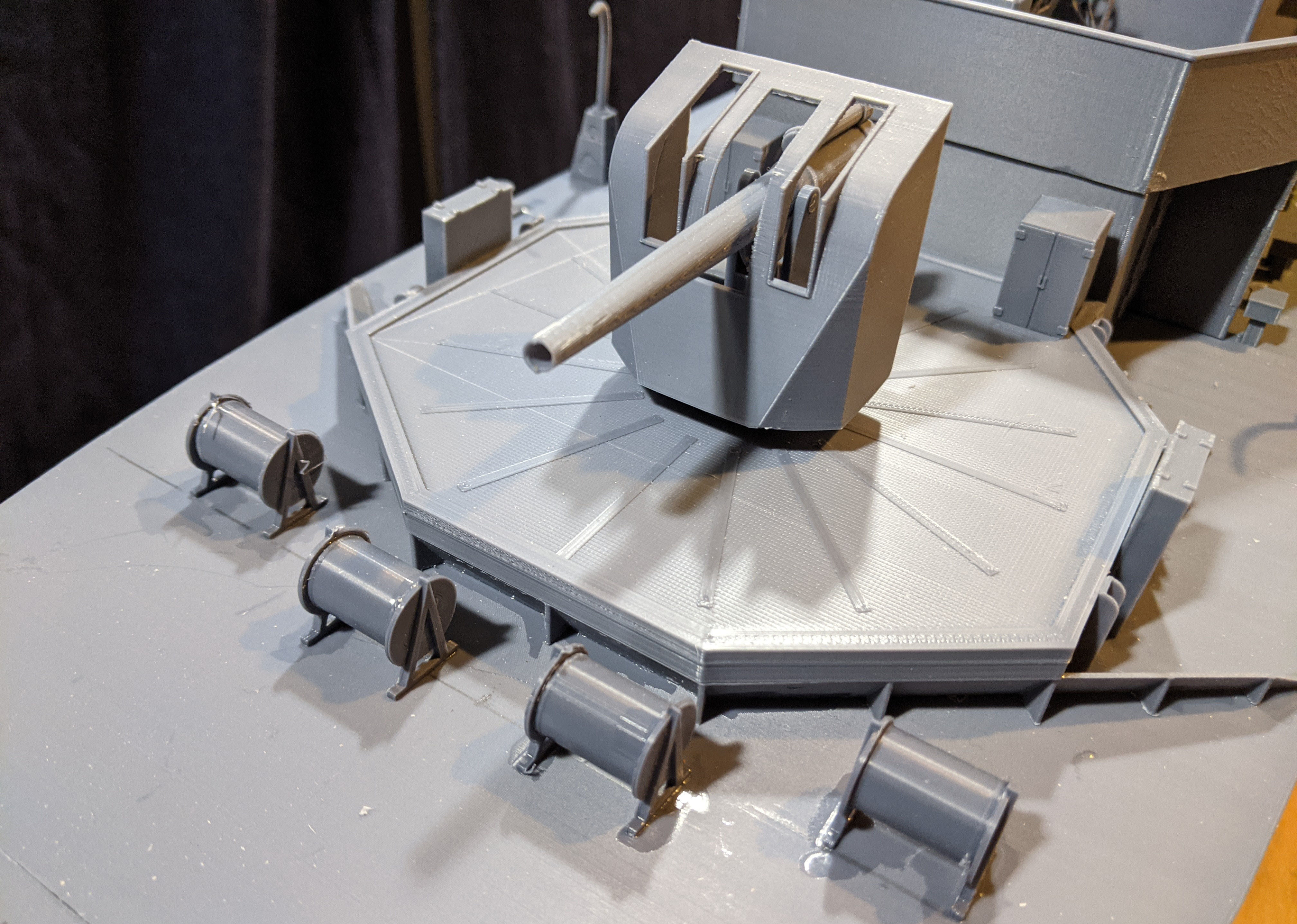 1 48 Castle Class Corvette RC Model Ship 3D print model_6