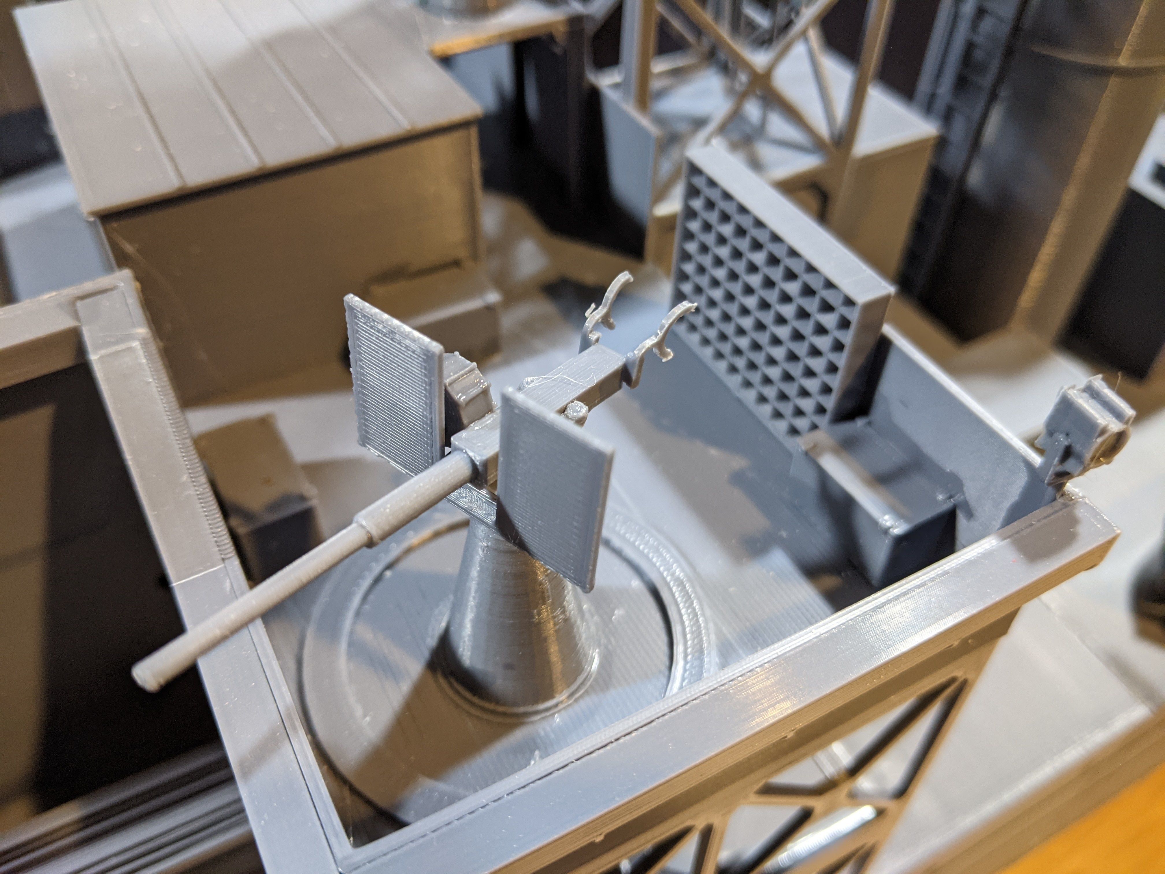 1 48 Castle Class Corvette RC Model Ship 3D print model_15