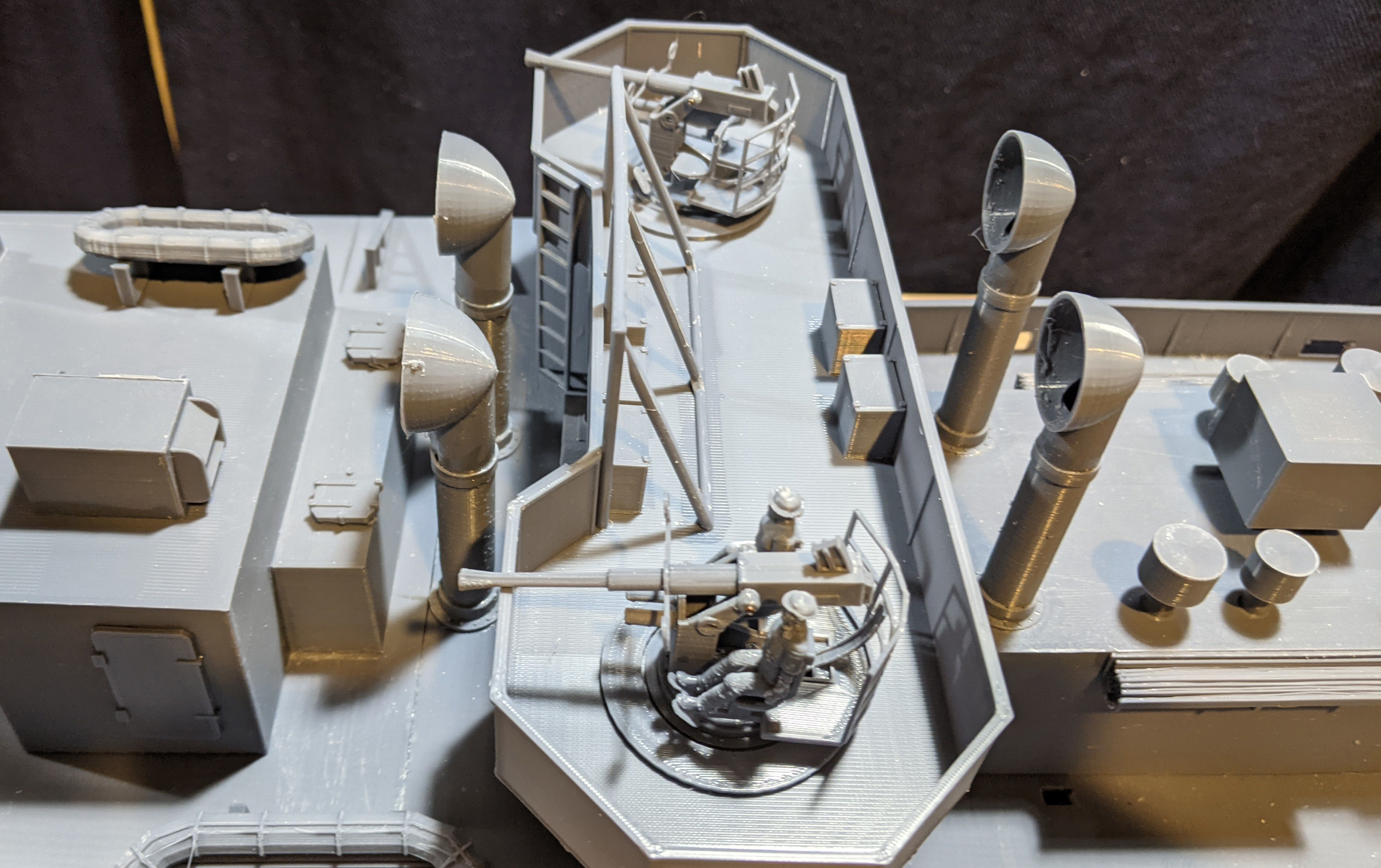 1 48 Castle Class Corvette RC Model Ship 3D print model_20