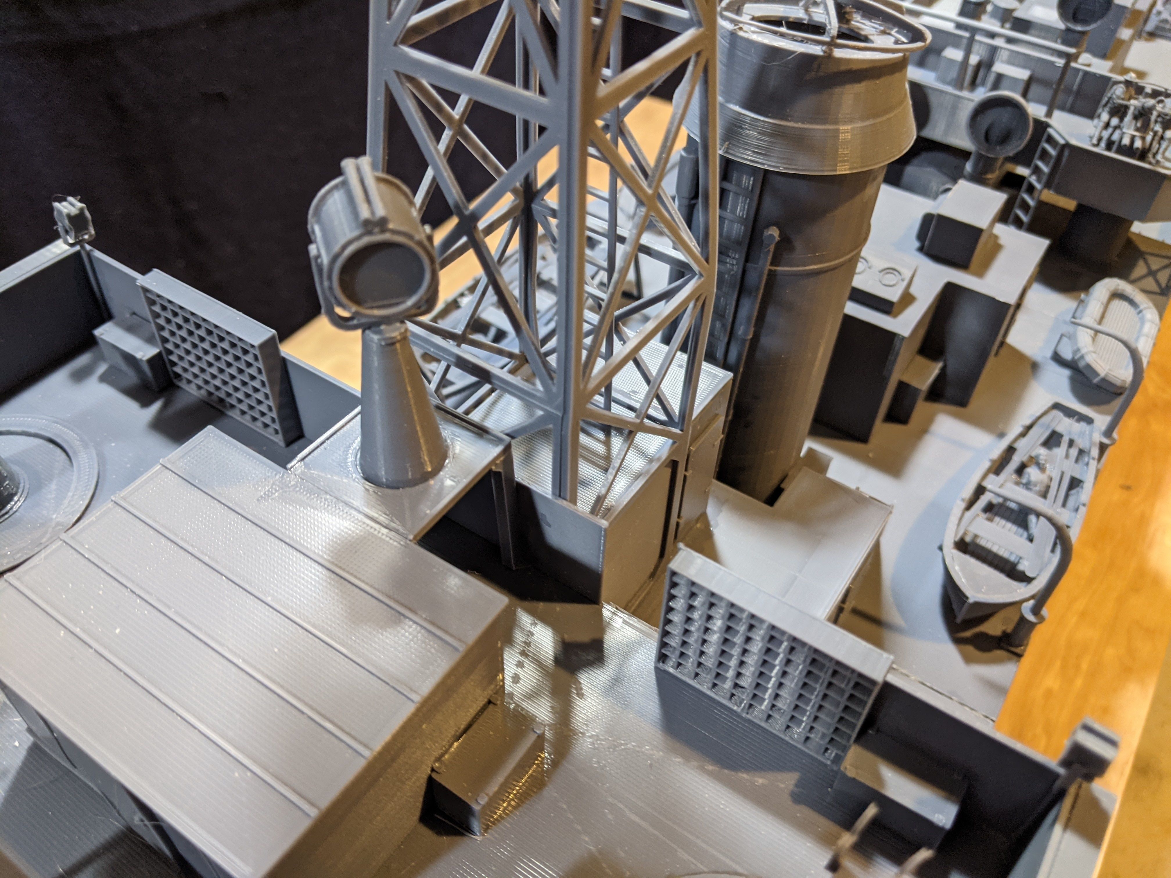 1 48 Castle Class Corvette RC Model Ship 3D print model_16